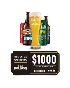 Craft Rabieta - Cerveza Artesanal y Vinos- Voucher Tienda Online $1000